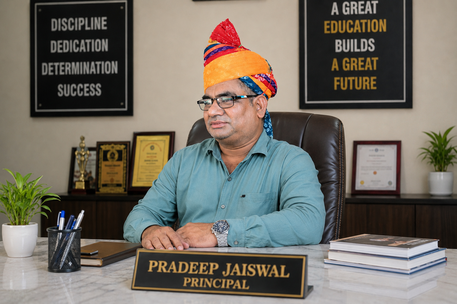Pradeep Jaiswal - Principal, SVM English Medium School